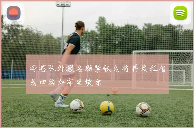 海港队外援名额紧张或将再度租借或回购加布里埃尔